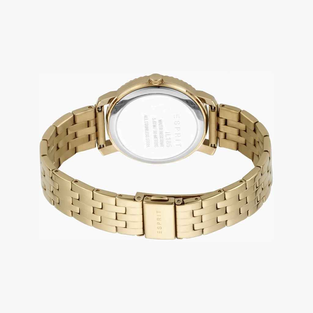Esprit Women's Gold Watch, Champagne Dial | ES1L185M0065