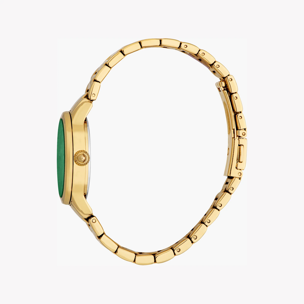 Just Cavalli Women's Gold Watch, Dark Green Dial | Jc1l334m0065