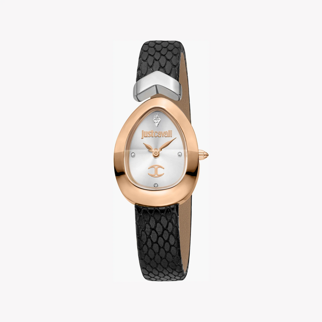 Just Cavalli Women's Rose Gold Watch, Silver Dial | Jc1l321l0065