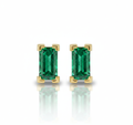 Opaline Emerald Studs
