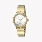 Just Cavalli Women's Gold Stainless Steel Watch, Silver Dial | Jc1l197m0065