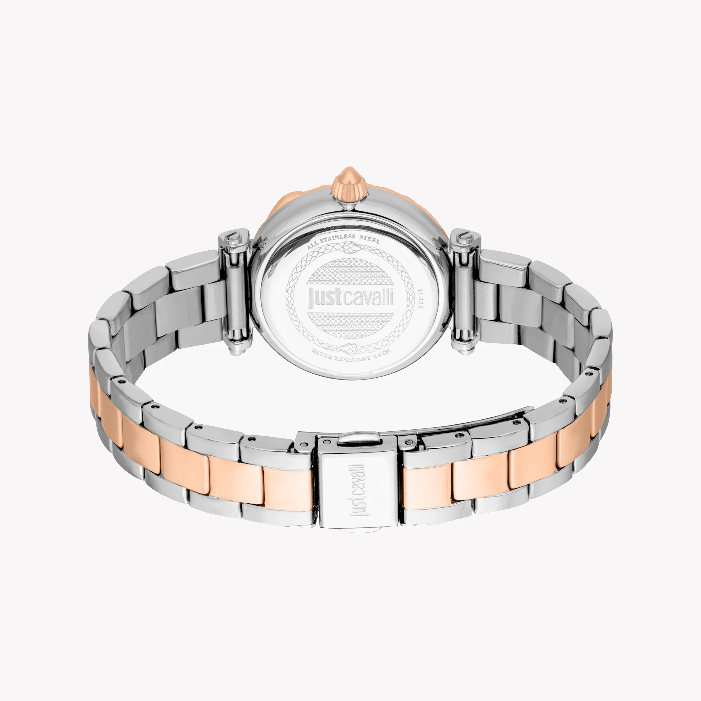 Just Cavalli Women's Two-Tone Watch, White Dial | Jc1l332m0085