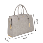 Aricia Grey Vegan Laptop Bag