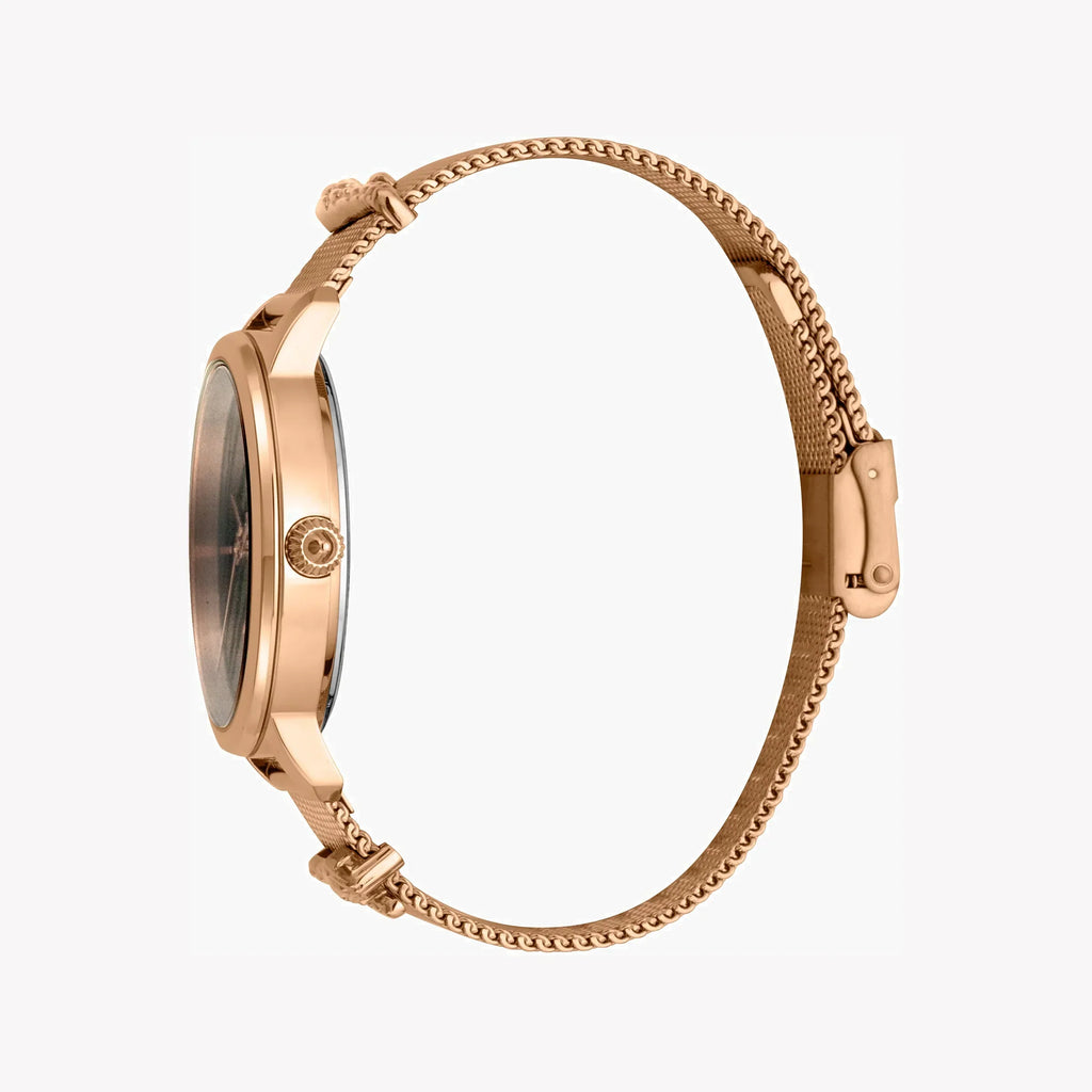 Just Cavalli Women's Rose Gold Watch, Blue & Silver Dial | Jc1l127m0075