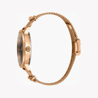 Just Cavalli Women's Rose Gold Watch, Blue & Silver Dial | Jc1l127m0075