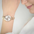 Just Cavalli Women's Rose Gold Alloy Steel Watch, Silver Dial | Jc1l316m0075