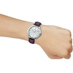 Men's Watch Casio MULTIFUNCTION SILVER, LEATHER (Ø 41,5 mm)