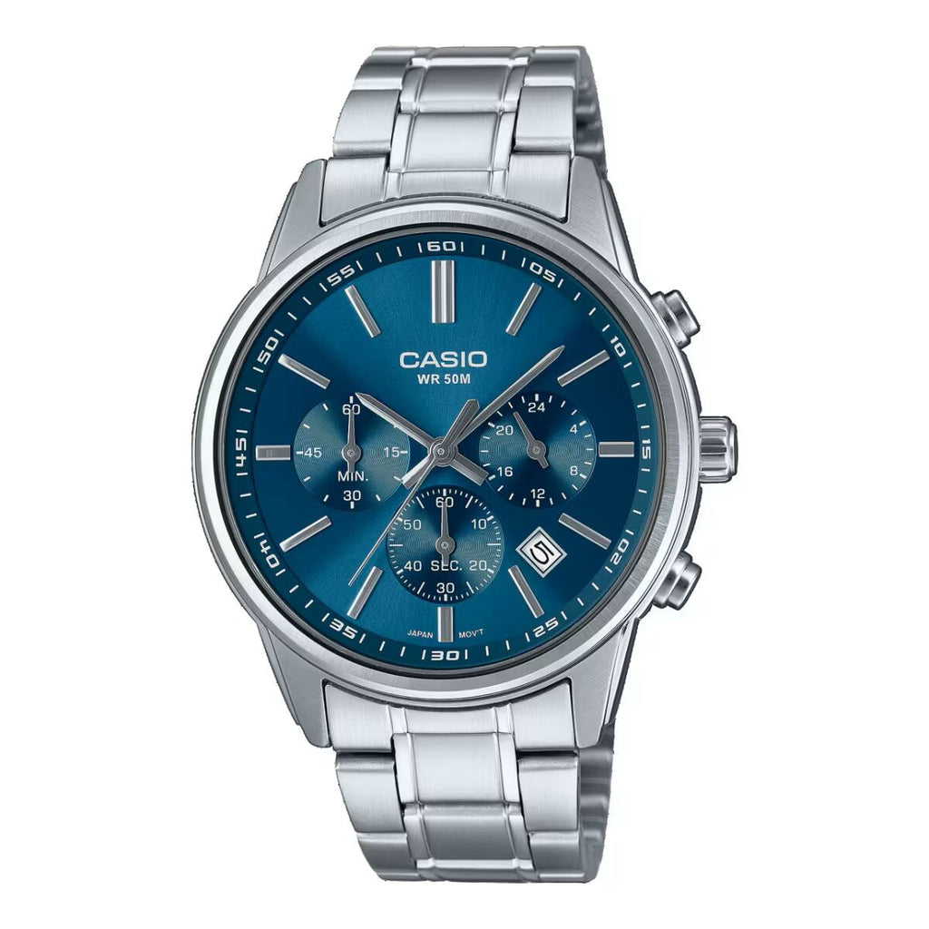 Men's Watch Casio CHRONO DATE - BLUE (Ø 41 mm)