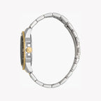 Just Cavalli Men's Two Tone Stainless Steel Watch, Black Dial | Jc1g246m0085