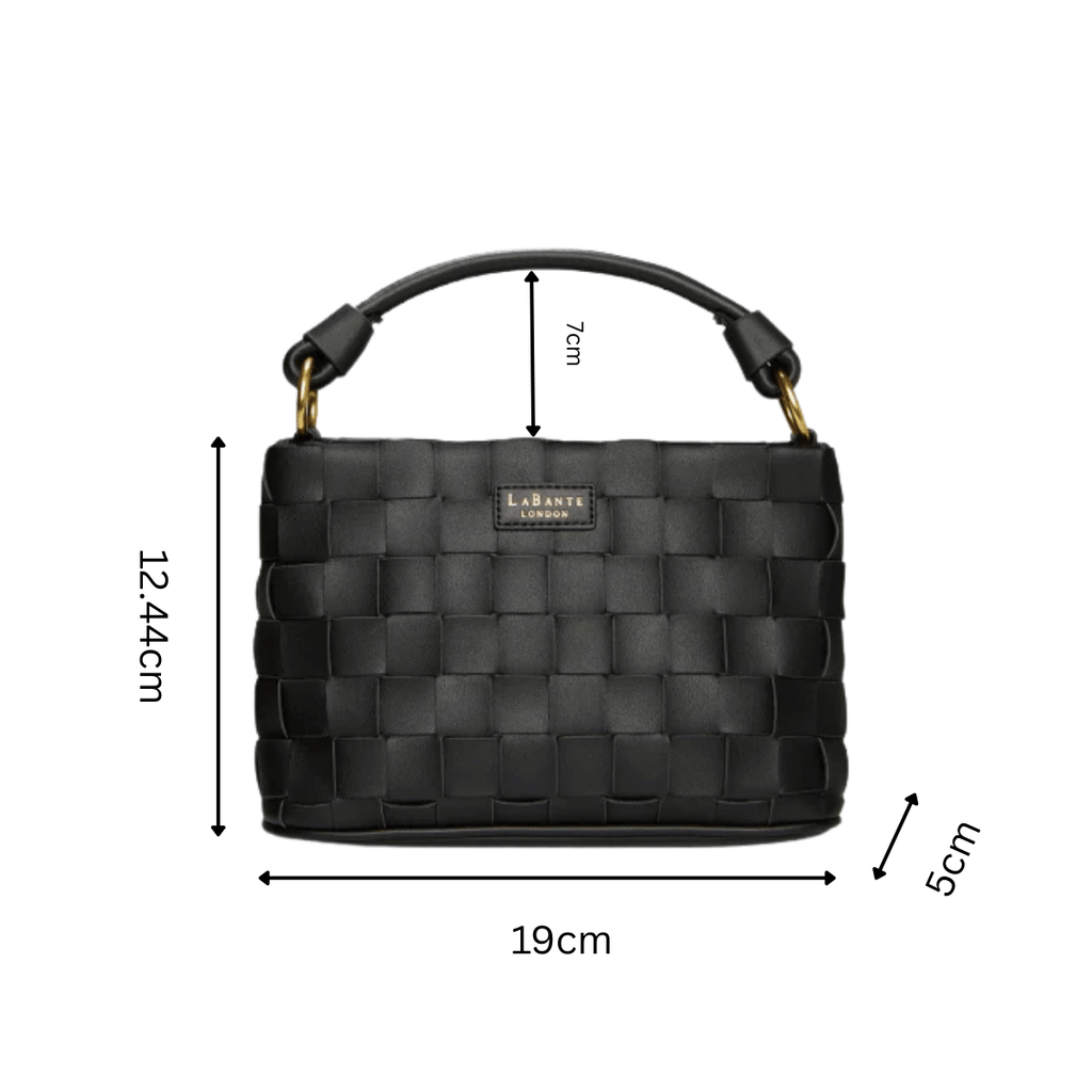 Baby Bella Black Vegan Crossbody Bag