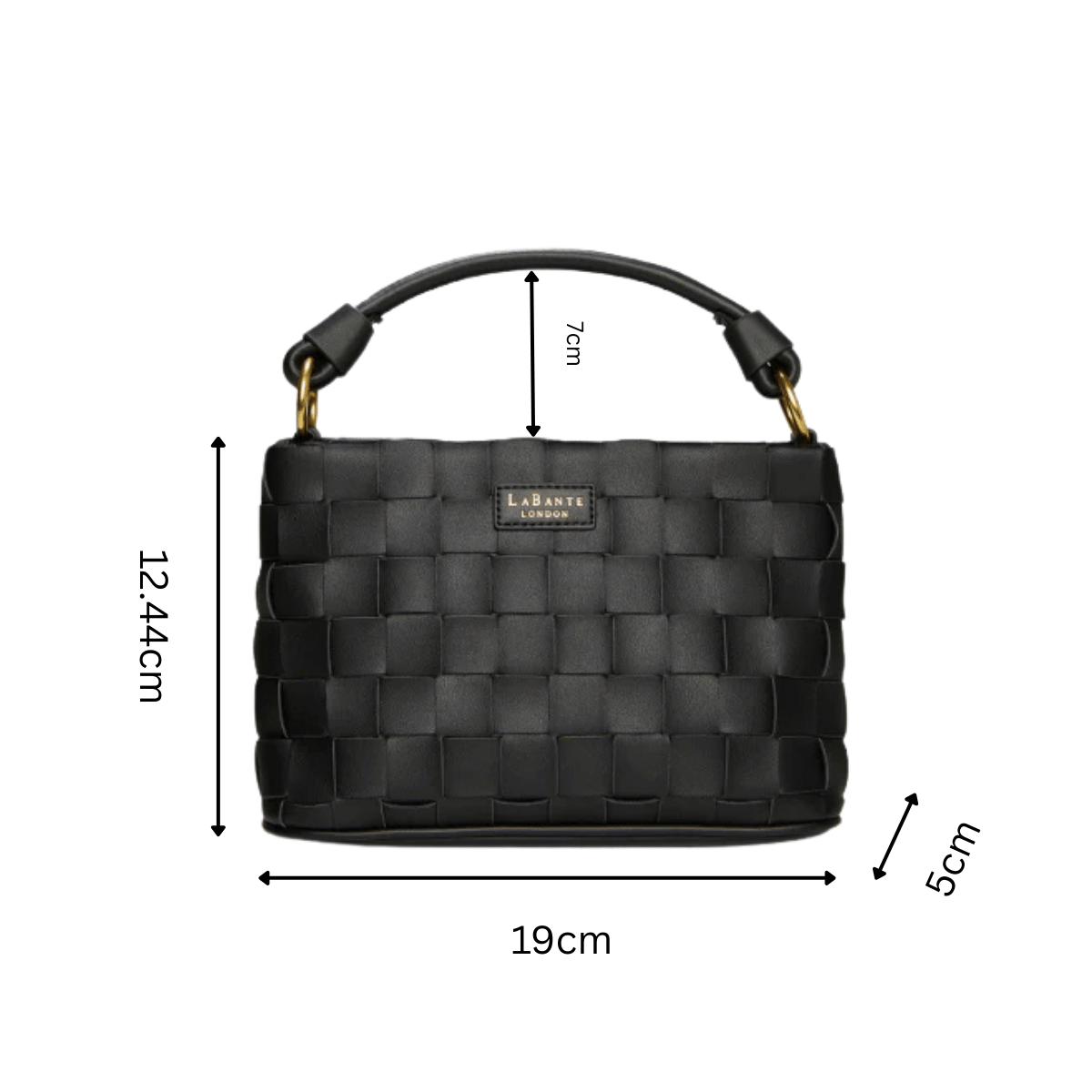 Baby Bella Black Vegan Crossbody Bag