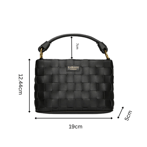 Baby Bella Black Vegan Crossbody Bag