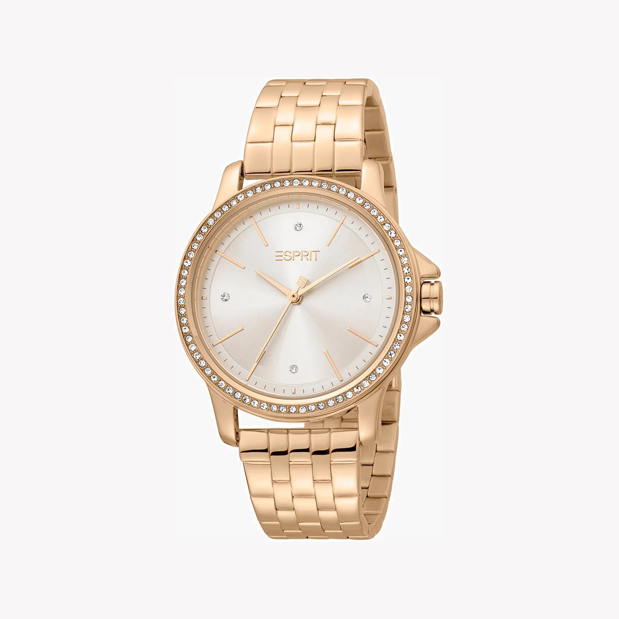 Esprit Women's Rose Gold Watch, Silver Dial | ES1L143M1075
