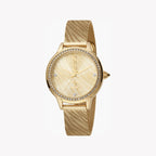 Just Cavalli Women's Gold Stainless Steel Watch, Champagne Dial | Jc1l146m0055
