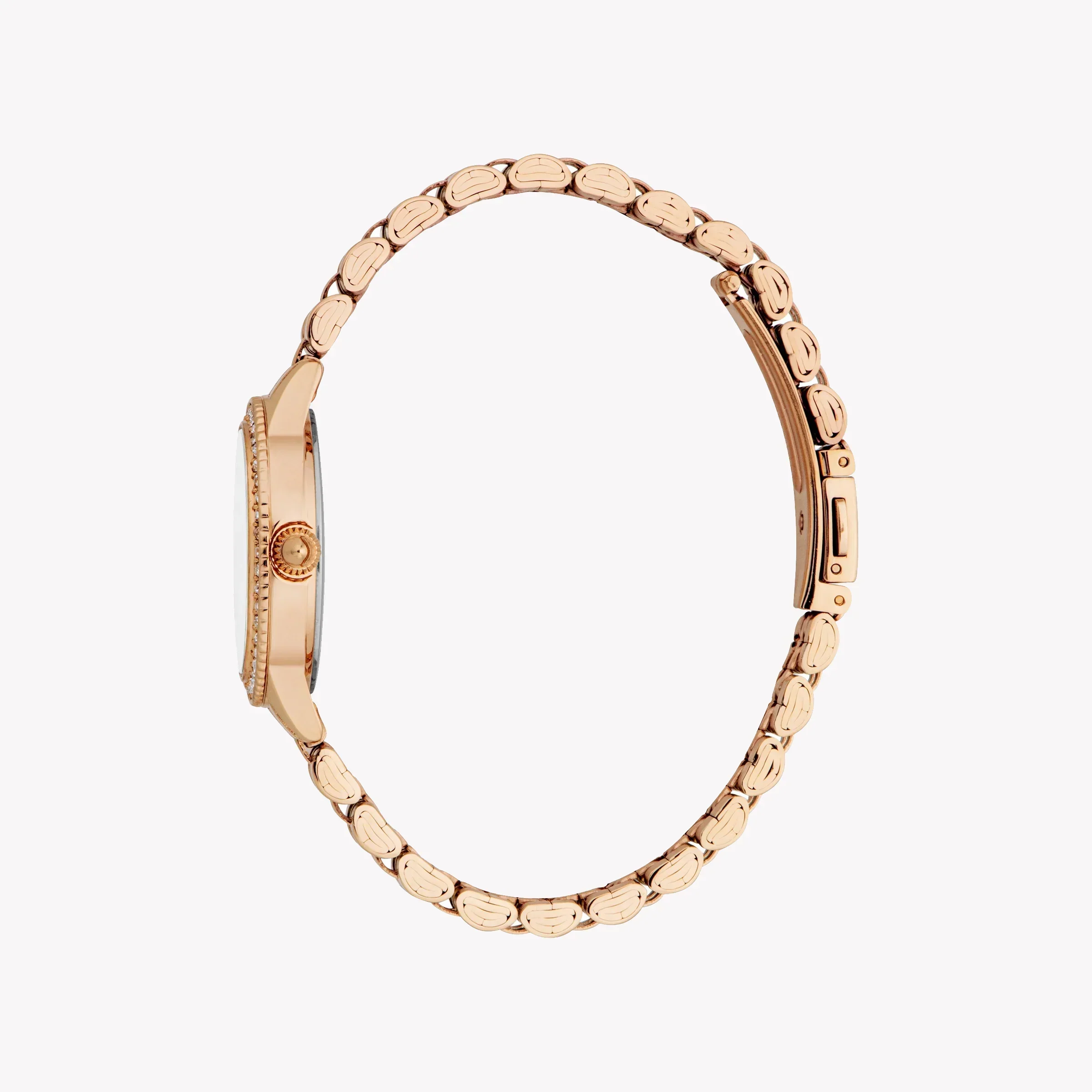 Just Cavalli Women's Rose Gold Alloy Steel Watch, Silver Dial | Jc1l316m0075