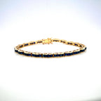Sapphire Bracelet in 14K Yellow Gold - KGD 41539