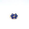 Sapphire and Diamond Ring in 18K Yellow Gold - KGR 11636
