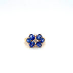 Sapphire and Diamond Ring in 18K Yellow Gold - KGR 11636