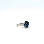 Sapphire and Diamond Ring in 14K White Gold - KGR 14934