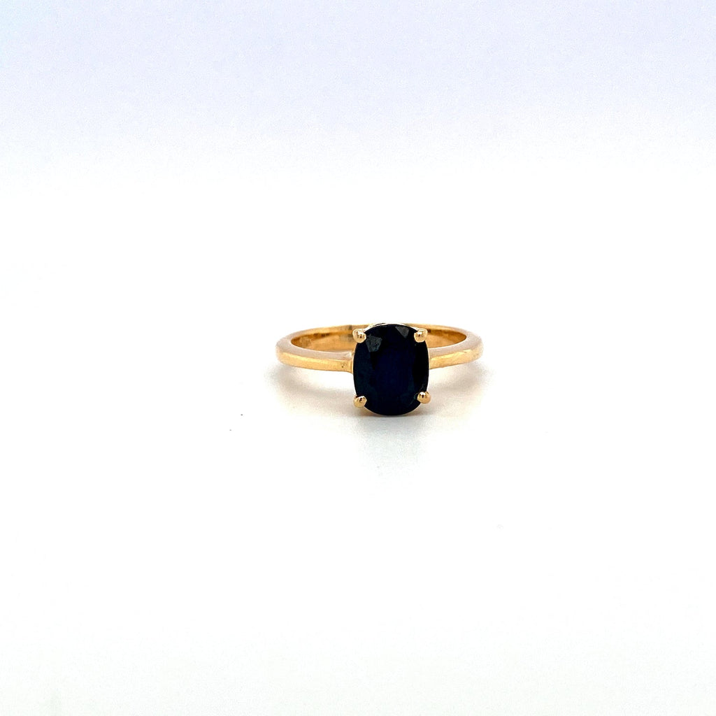 Sapphire and Diamond Ring in 14K Yellow Gold - KGR 15674