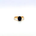 Sapphire and Diamond Ring in 14K Yellow Gold - KGR 15674