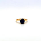Sapphire and Diamond Ring in 14K Yellow Gold - KGR 15674