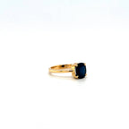 Sapphire and Diamond Ring in 14K Yellow Gold - KGR 15674