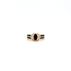 Sapphire and Diamond Ring in 14K Yellow Gold - KGR 15799