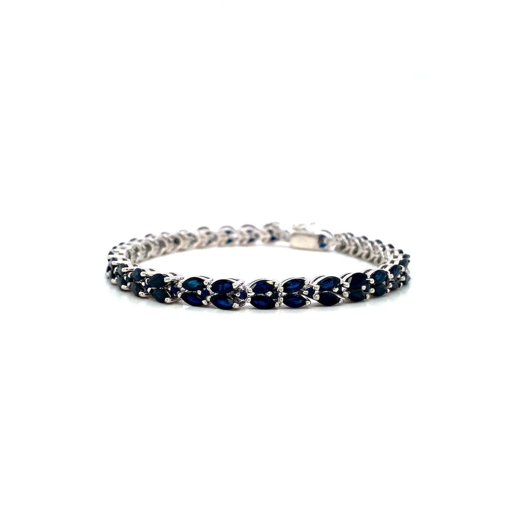 Sapphire Bracelet in .925 Sterling Silver - KSD 42407