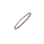 Multi Sapphire Bracelet in .925 Sterling Silver - KSD 42703