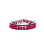 Ruby Bracelet in .925 Sterling Silver - KSD 44030