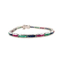 Ruby Bracelet in .925 Sterling Silver. - KSD 44547