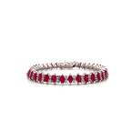 Ruby Bracelet in .925 Sterling Silver - KSD 47752