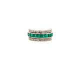 Multi Colour Stones Ring in .925 Sterling Silver - KSR 18811