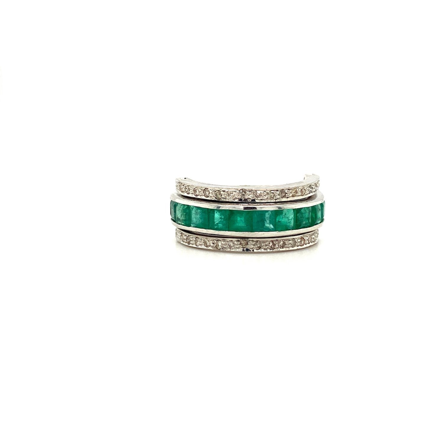 Multi Colour Stones Ring in .925 Sterling Silver - KSR 18811