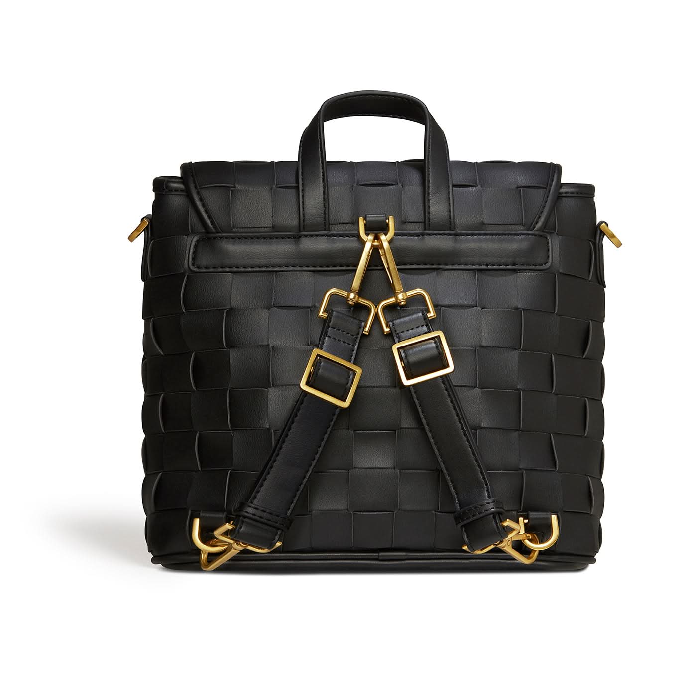 Rosie Black Mini Vegan Backpack