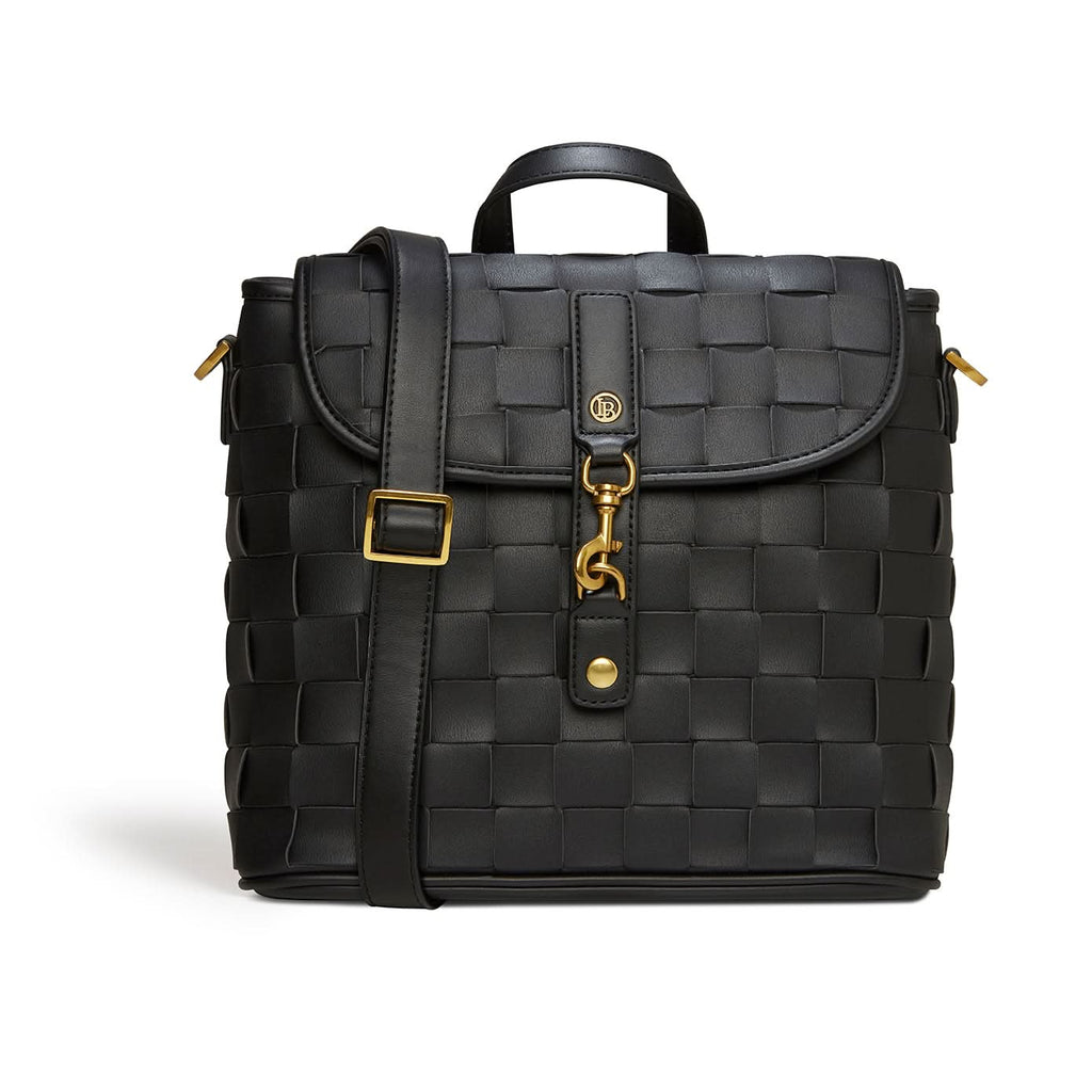 Rosie Black Mini Vegan Backpack