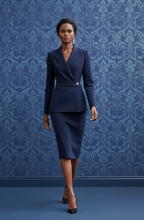 The Knightsbridge Skirt Suit – Navy