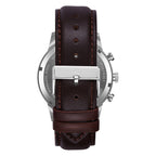Trnda Men's Stainless Steel Watch, Brown Leather | Trn-W43sl