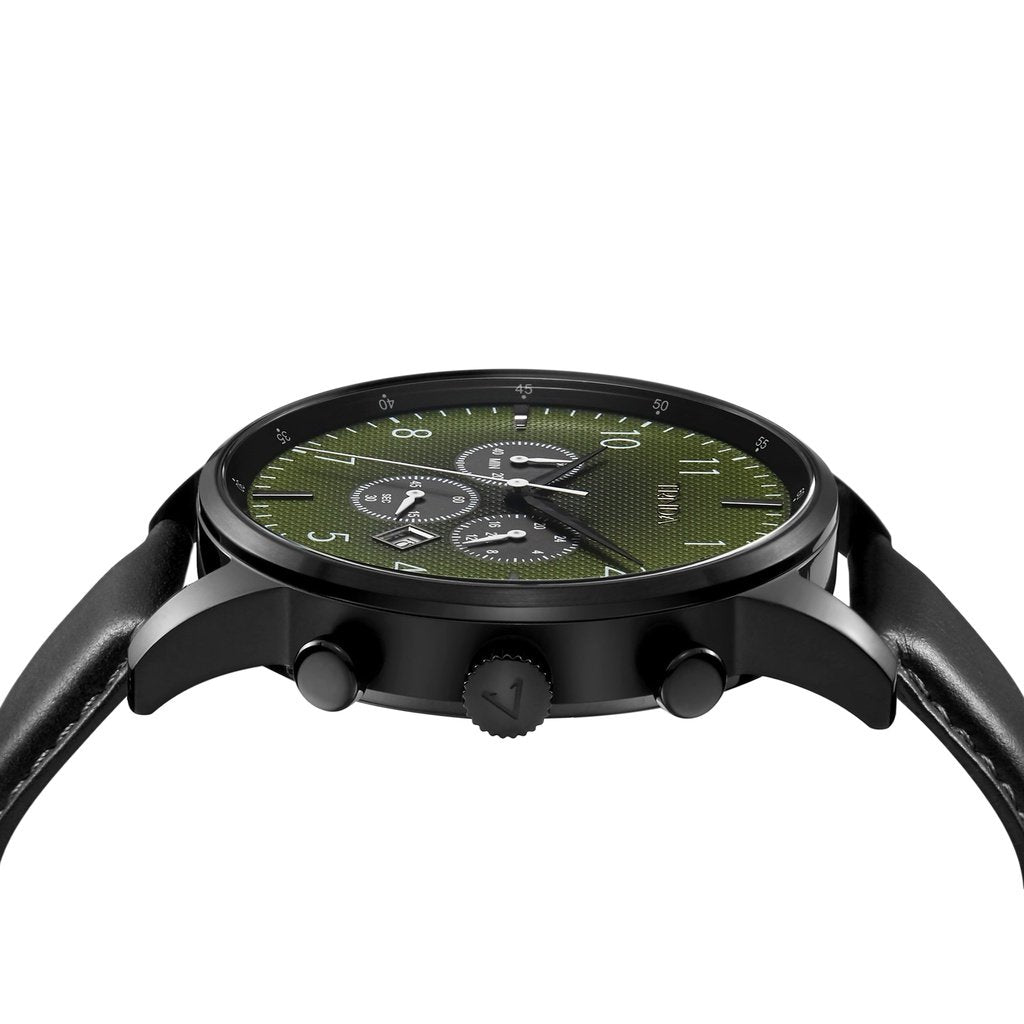 Trnda Men's Stainless Steel Watch, Gradient Seaweed Green | Trn-43blk