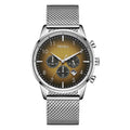 Trnda Men's Stainless Steel Watch, Gradient Cedar Brown Dial | Trnda43mm