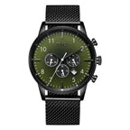Trnda Men's Stainless Steel Watch, Black Mesh Band | Trnda-001