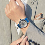 Trnda Men's Stainless Steel Watch, Blue Band | Trnda-Ss43b