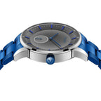 Trnda Men's Stainless Steel Watch, Blue Band | Trnda-Ss43b