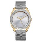 Trnda Women's Stainless Steel Gold Watch, Silver Dial | Trnda-W35.8