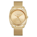 Trnda Women's Gold Stainless Steel Watch, Gold Dial | Trnda-001