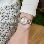 Trnda Women's Stainless Steel Watch, Silver & Rose Gold | Trnda32mm