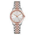 Trnda Women's Stainless Steel Watch, Silver & Rose Gold | Trnda32mm