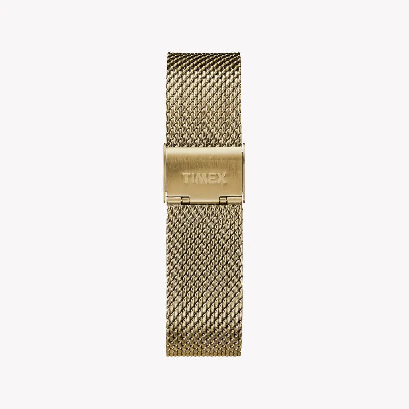 Timex Men's Gold Stainless Steel Watch, White Dial | Tw2r27200