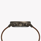 Timex Men's Brass Watch, Brown Leather, Gray Dial | Tw2r80000